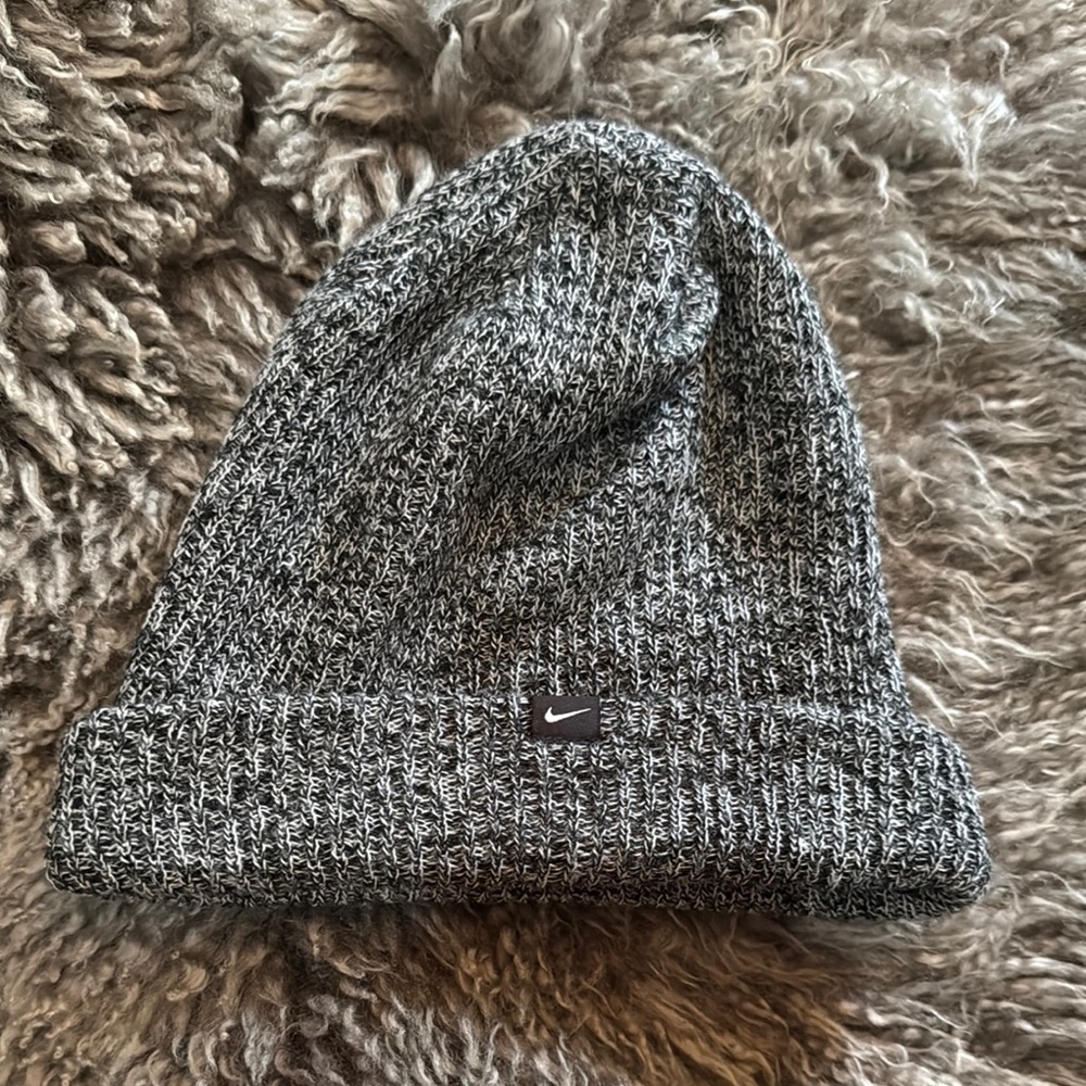 Nike Gray Knit Beanie